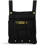 Damn Near Kilt 'Em Premium Utility Carpenter Bag Kilt Accessory Black Suede