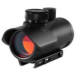 JASHKE Airsoft Red Dot Sight Scope 1x30mm Holographic Sight Rifle Scope Sights with 11mm/20mm Weaver/Picatinny Rail Mount for Hunting