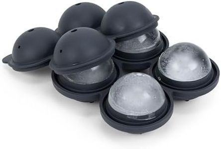 W&P Peak Ice Works Sphere Silicone Ice Mold, Charcoal