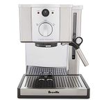 Breville Café Roma Espresso Machine ESP8XL - BREESP8XL, Brushed Stainless 9x9x12