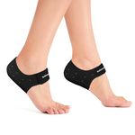 Plantar Fasciitis Gel Heel Protectors - Bukihome Heel Cups for Women Men Heels Spur Pain Relief - Heel Inserts Pads for Achilles Tendinitis Dry Cracked Heel Support Cushion, Small, UK Size 4-7