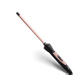 AGARO HC9007 Hair Curler With 7 MM Barrel, Rod, Tong, Chopstick Rectangular Hair Curler, Ceramic Coated Plates, Cool Touch Tip, Fast Heating, For Men Women, Maggie Curl, Styling, Rose Gold & Black