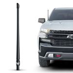 RONIN FACTORY Truck Radio Antenna Accessory for Chevy Silverado & GMC Sierra Accessories (2014+) - Anti Theft - Carwash Safe - Short Replacement Antenna (12 Inch Flexible)