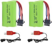 2PCS 7.4V 500mAh Charging Li-ion Ba