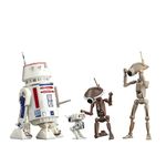 Star Wars The Black Series R5-D4, BD-72 & Pit Droids, Star Wars: The Mandalorian Collectible 15-cm Action Figure 4-Pack