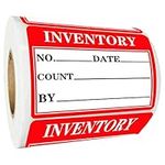 2x3 inch Inventory Label,Inventory Organizer Stickers,Inventory Control Labels,250 Pcs Inventory Warning Label Sticker for Shipping, Handling, Packing and Moving