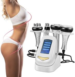 Cavitation Machine, TOPQSC 4 in 1 Body Beauty Machine, Body Sculpting Machine, Multifunctional Body Facial Beauty Machine, suitable for Face Neck Arm Waist Thigh and Buttock, for Home Spa Salon Use