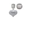 Delight Jewelry Twins Heart with Tw