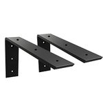 Countertop Support Bracket 2 Pack Heavy Duty Countertop Hidden Bracket 12" x 6" x 2 1/2" L Bracket Metal Corbels for Quartz/Granite/Wood/Concret/ Laminate Countertops