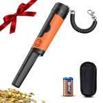 SUNPOW Metal Detector Pinpointer for Adults & Kids - Waterproof Handheld Pin Pointer Wand - High Sensitivity 360° Detection - Easy to Use 2 Alert Modes - Treasure Pinpointing Finder Probe - OTMD12