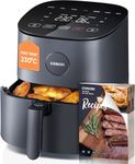 COSORI Air Fryer 4.7L, 9-in-1 Compact Air Fryers Oven, 130+ Recipes(Cookbook & Online), Max 230℃ Setting, Digital Tempered Glass Display, Quiet, 4 Portions, Non-Stick, Dishwasher Safe, 1500W