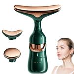 SHOPPOSTREET 2 In 1 Anti Wrinkles Face Neck Eyes Massager Vibration Facial Massager For Skin Care,Face Sculpting Tool Multifunctional Neck Face Beauty Device,Neck Tightening Device Face Lift Tool