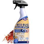 Aviro Bed Bug Spray - Fast Acting Strong Bed Bug Killer Spray for Immediate Control & Ongoing Prevention. Triple Action Professional Grade Bed Bug Treatment for Use On Hard & Soft Furnishings. 750ml