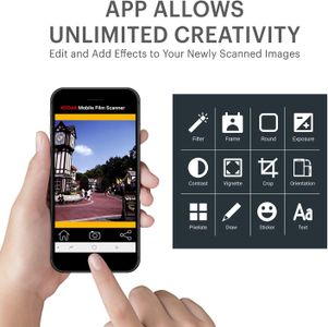 KODAK Mobile Film Scanner – Portable 35mm Slide & Film Scanner with LED, App