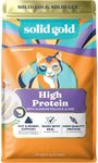 Solid Gold High Protein Dry Cat Food - Indigo Moon Cat Dry Food with Digestive Probiotics for Cats - Grain & Gluten Free with High Fiber & Omega 3 for Cats - Low Carb Superfood Meal - Pollock - 12lb