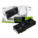 PNY NVIDIA GeForce RTX™ 4080 16GB VERTO™ Triple Fan DLSS 3 Graphics Card - Black