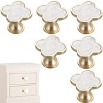 CPELLESSE 6 Pcs Clover Knobs Four-L