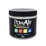 PowAir Gel Natural Odour Neutraliser - Tropical Breeze Fragrance - Odour Control for Small to Medium Rooms and Areas (400g)