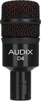 Audix D4 Dynamic Microphone, Hyper, Cardioid (Black)