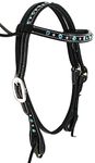 CHALLENGER Amish USA Horse Saddle Tack Bridle Western Leather Headstall Pony 78RT15TR
