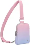 INICAT Travel Small Sling Bag Crossbody Bags for Women 1 Liter(Pink Purple)