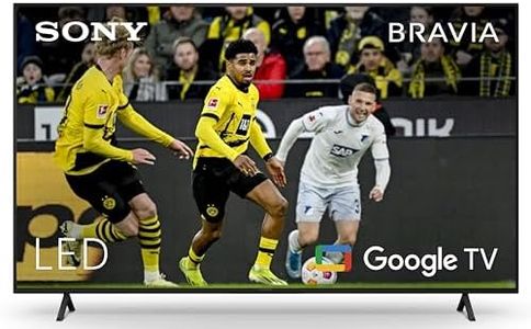 Sony BRAVIA KD43X75WL, 43 Pulgadas, TV LED con 4K HDR, Smart TV Google, Procesador X1, Eco Pack, Asistentes de Voz, Bravia Core, Marco Fino