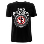 Bad Religion Insignia Punk Rock Official Tee T-Shirt Mens Unisex (Small) Black