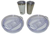 JL Missouri Parts & Misc. 2x Ozark Trail 22 Ounce Vacuum Tumbler Leak Proof Lids Sunwill 20 OZ Travel Cup Replacement