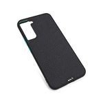 Mous for Samsung Galaxy S22 Case - Limitless 3.0 - Black Leather - Protective S22 Case - Shockproof Phone Cover