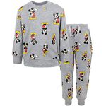 Disney Mickey Mouse Toddler Boys French Terry Sweatshirt and Pants Set Heather Grey 4T