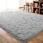 ISEAU Fluffy Bedroom Rug, 4 x 6 Fee