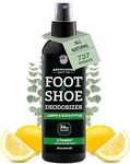 Aromasong Natural Shoe Deodorizer and Foot Spray - 24-Hour Freshness Foot Odor Eliminator for Feet - Extra Strength Fresher for Smelly Shoes & Stinky Feet Spray with Refreshing Scent, 4oz