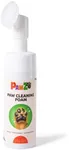 Protex PawZ No-Rinse Foaming Paw Cleanser for Dogs - Moisturizing, Fragrance-Free with Silicone Brush