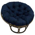 Blazing Needles Indoor/Outdoor Papasan Cushion, 1 Count (Pack of 1), Azul