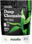 Nuubu | Deep Cleansing Foot Pads | Better Sleep & Foot Care | Premium Japanese Organic Foot Pads with Ginger Powder | Cleanse, Moisturize & Energize (10 Pc)