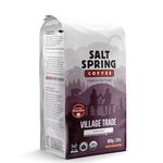 Salt Spring Coffee - Village Trade Whole Bean Coffee, Organic Fair Trade Coffee, Proudly Canadian (Dark Roast, 908g)