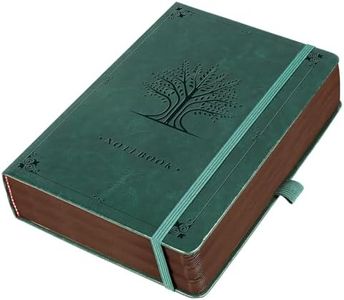 HOMEMARS Taccuino, Taccuino Appunti, Journal, Notebook, Quadernino, Taccuino a5, Diario, Journaling Diary, 100g/m²,Per Scrittori, Giornalisti e Studenti,verde, 320 Pagine, Design ad albero,15 x 21 cm