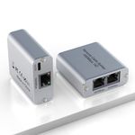 Ethernet Splitter 1 to 2 High Speed 1000Mbps, Gigabit Ethernet Switch 2 Port[2 Devices Simultaneously Networking], Ethernet Hub Internet Splitter RJ45 Splitter LAN Splitter for Cat5/5e/6/7/8 Cable