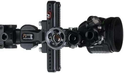 Axcel - LANDSLYDE Slider Sight - Picatinny Mount - w/AV-41 Scope - Single Pin - .019 Green Fiber - Black