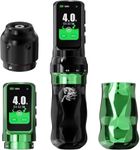 Dragonhawk Tattoo Gun Pen Machine Fold Pro Year of the Horse Edition Cordless Tattoo Machine Power Motor by Mcore-C4 2.5-4.5mm 7 Strokes Adjustable for Lining Shading Tattooing Work