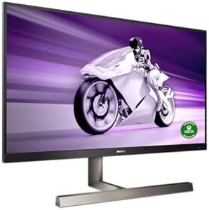 PHILIPS Gaming 329M1RV - 32 Inch 4K 144Hz Console Gaming Monitor, 1ms, HDR 400, Ambiglow, Speakers, USB Hub (3840 x 2160 @ 144 Hz,500 cd/m², HDMI 2.1 / DP 1.4 / USB-C/USB 3.2)