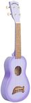 Makala 133487 "Purple Burst" Dolphin Soprano Ukulele Outfit