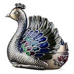 K COOL Peacock Metal Ashtray with L