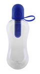 bobble Plastic Filter Water Bottle with Carry Cap (Navy Blue, 550ml), Set of 1