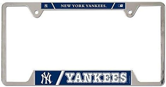 MLB New York Yankees Metal License Plate Frame