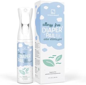 Dynamic Element Diaper Pail Odor Eliminator Spray – Unscented Diaper Odor Neutralizer Spray – Patented Mineral-based Formula – 9 Fl Oz