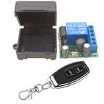 DieseRC Wireless Remote Control Switch 433Mhz 5V 12V 24V 1 Channel Radio Control Relay Receiver with 1 Transmitter keyfobs Potential-Free Contacts Relay Controller