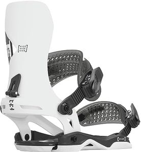 Rome Snowboards Mens Vice Asymwrap Snowboard Bindings - 2023/2024 White | Large/X-Large
