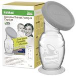 Haakaa Manual Breast Pump with Base 4oz/100Ml+Lid