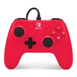 PowerA Wired Gaming Controller for Nintendo Switch, Raspberry Red (Officially Licensed)